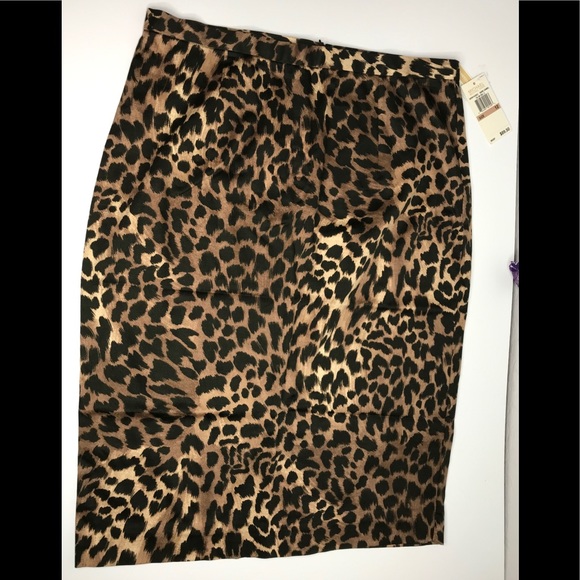 Michael Kors Dresses & Skirts - Michael Kors animal print leopard skirt 12